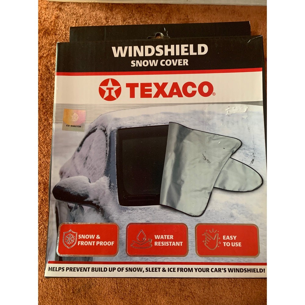 Texaco windshield snow cover 58 x 31.5 black‎